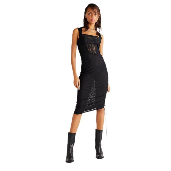 Free People Dresses & Skirts - Free People Corset-is Convertible Mesh Bodycon Dress Size Small NWT